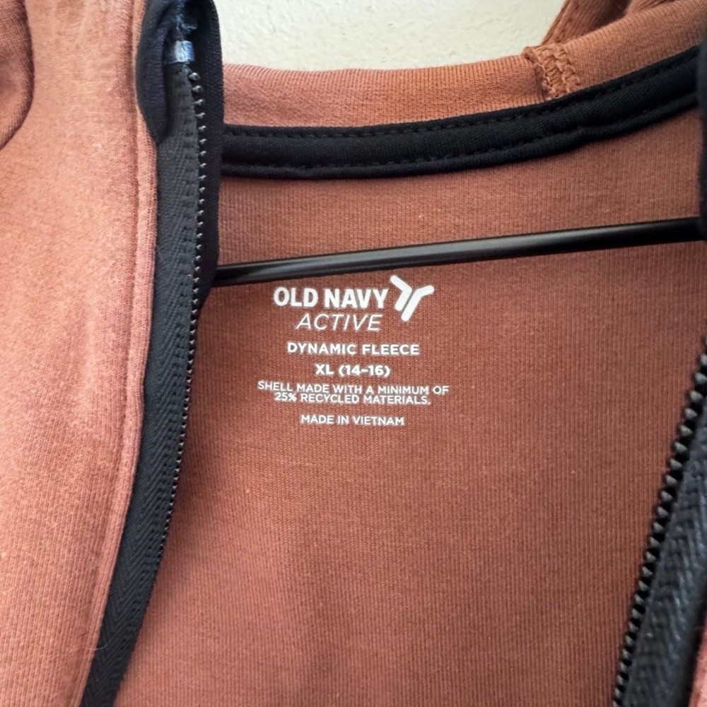 Old navy performance zip up hoodie NWOT never used kids 14/16 XL - Picture 4 of 5
